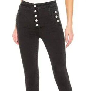 J Brand Natasha Crop in Bellatrix Destruct Sky High Skinny Stretch Jeans Size 30